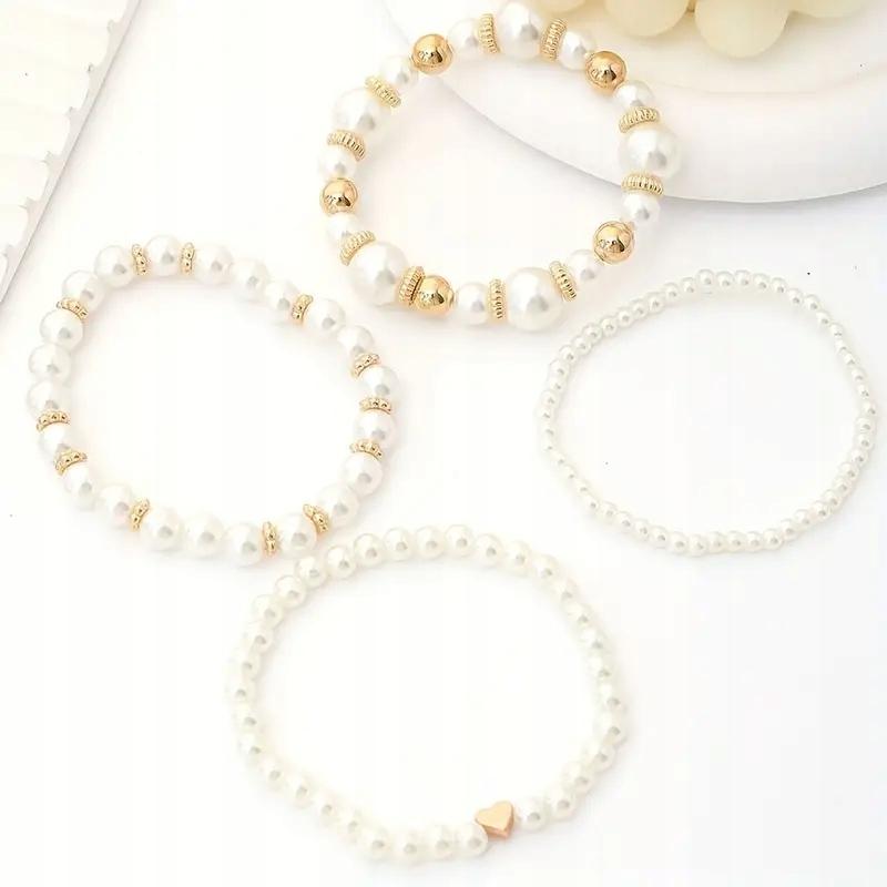 Pearl Women' Bracelet PEARLS Gift for Women Girls SET