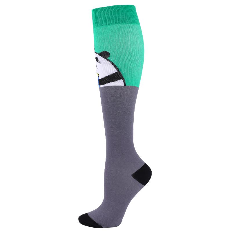 Low Price Clearance Running Men Compression Socks Funny Animal Pattern Sports Tube Outdoor Hiking Pressure Knee High Stockings