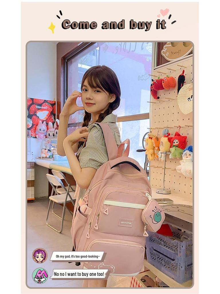 High-Value Large Capacity Girls' Backpack for High School & Travel