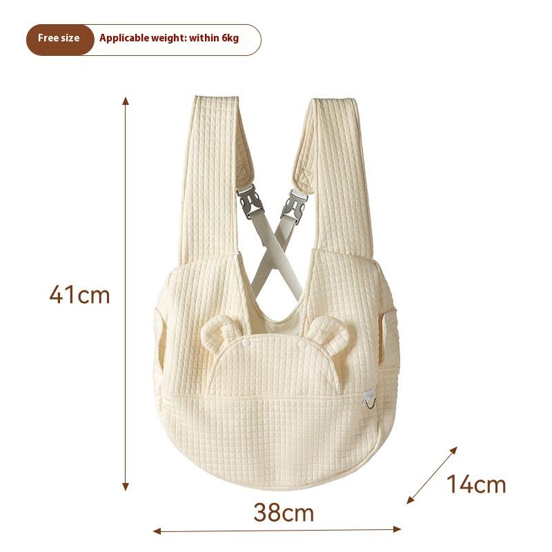 Pet Outdoor Bag, Simple Cross Chest Backpack, Portable Cat Bag, Large Capacity Adjustable Small Dog Backpack, Dog Accessories 6kg