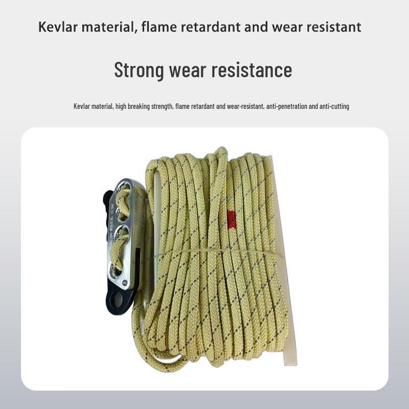 OLOMM Emergency Self-Rescue Safety Rope Set 20m