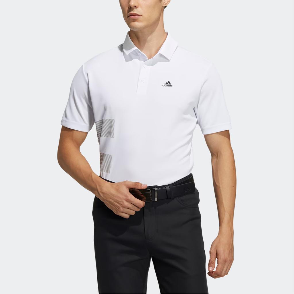 Adidas SS Minimalistisk Pullover Allsidig Kortermet Poloskjorte Menn Poloskjorter Hvit GM3708