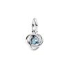 Hollow Design Silver Cubic Zirconia Crystal Pendant Women Pendant 793125C03