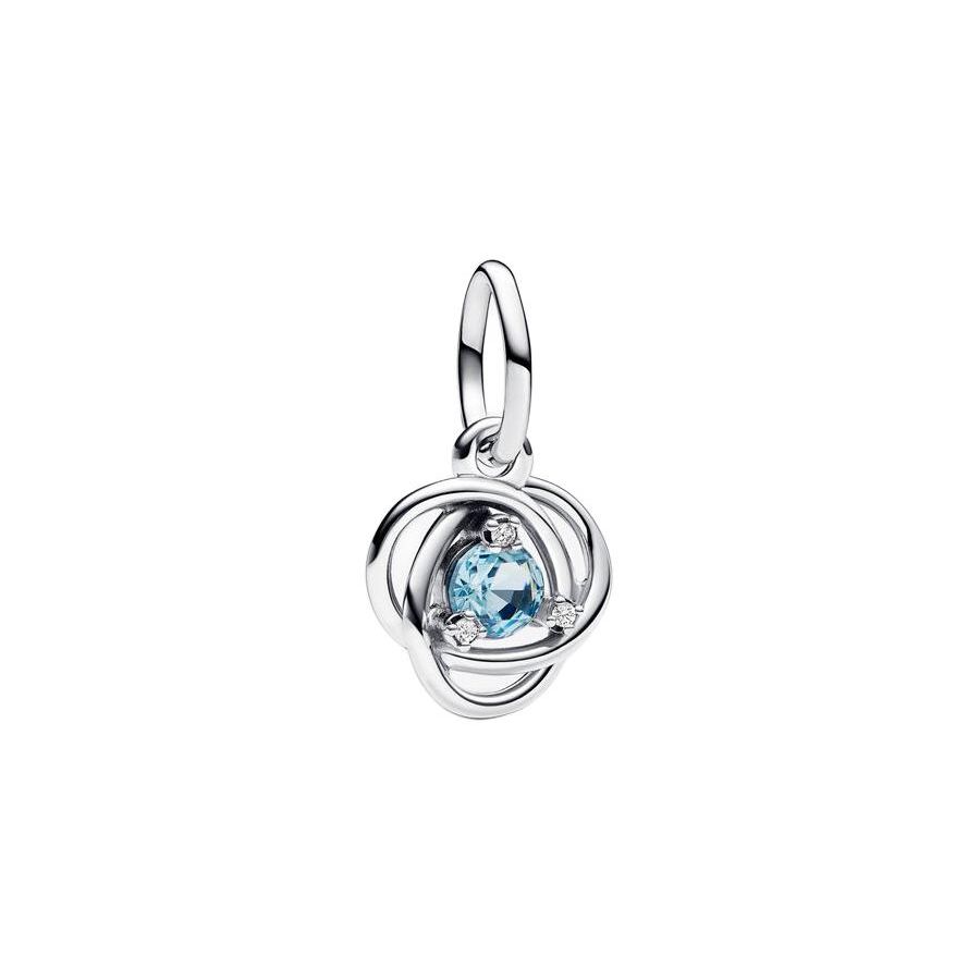 Pandora Hollow Design Silver Cubic Zirconia Crystal Pendant Women pendant 793125C03 Default Packaging