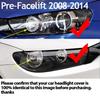 Head Lights Cover For Volkswagen VW Scirocco pre-facelift 08-14 Transparent Housing Front Headlights Lens Shell Glass Lampcover