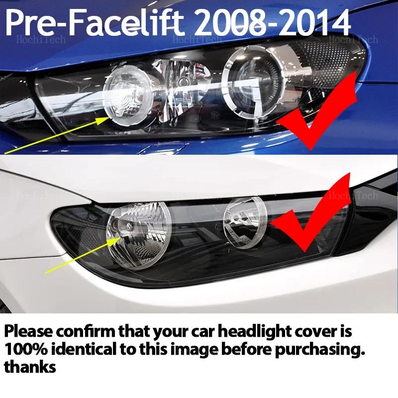 Head Lights Cover For Volkswagen VW Scirocco pre-facelift 08-14 Transparent Housing Front Headlights Lens Shell Glass Lampcover
