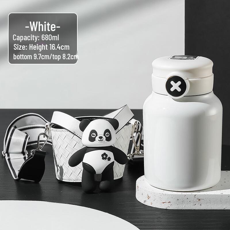 Shangqi Panda Dual-Drink Insulated Water Bottle