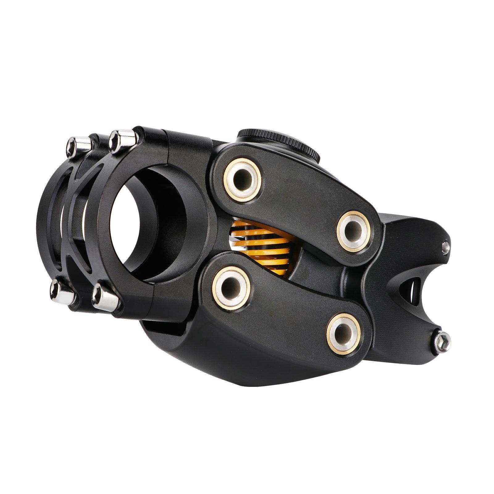 Suspension Stem 7 Degree 45mm Height Shock-Absorbing Short Handlebar Riser Parts For Road Gravel E-Bikes black 90mm