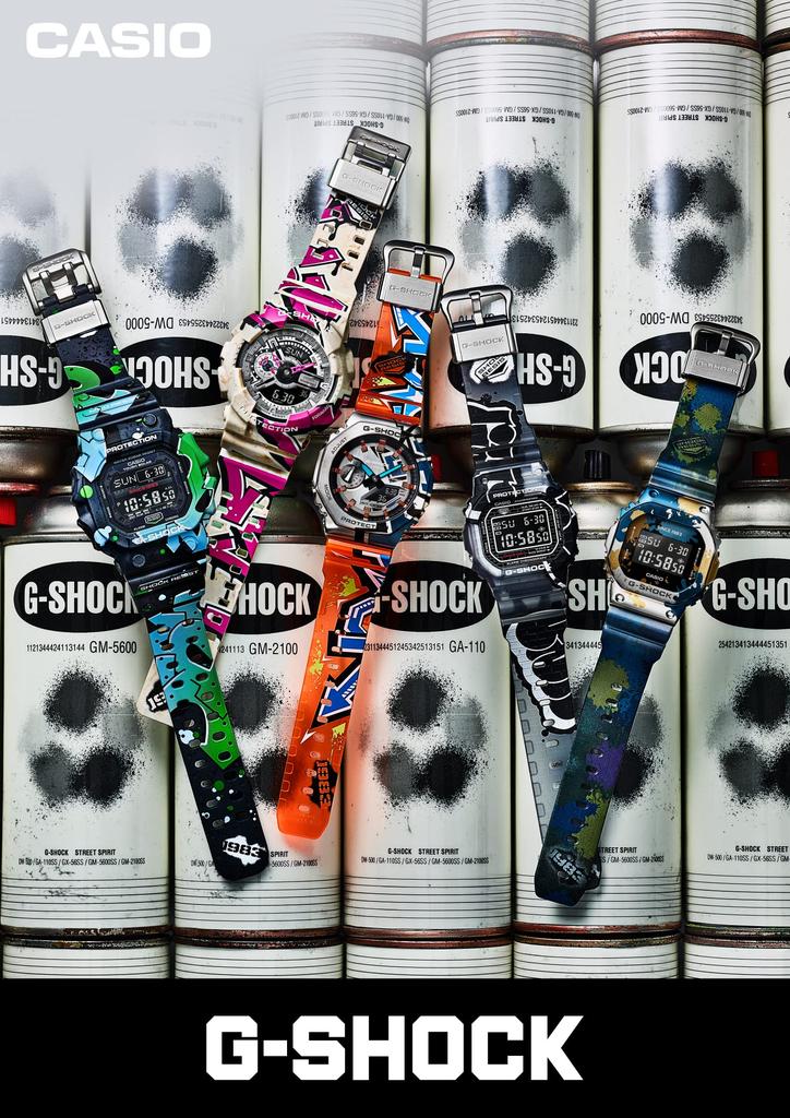 Armbanduhr Metallgehäuse Schraubboden Street Spirit Serie Schwarz Matt Skelett [Casio] G-Shock [] DW-5000SS-1JR Herren