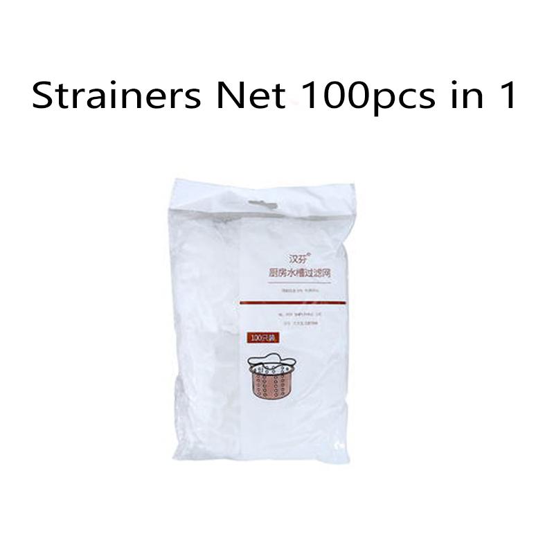 Kitchen Sink Filter Rack Foldable Sink Strainer Mesh Bag Stand Shelf Anti-Clogging Disposable Garbage Mesh Net Sink Storage Box