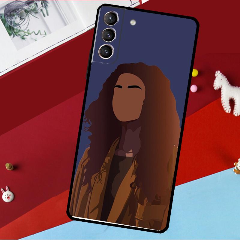 Euphoria Zendaya Rue Funda For Samsung Galaxy S26 S25 S24 S21 S22 S23 Ultra S10 Plus S20 FE S25 FE Phone Case