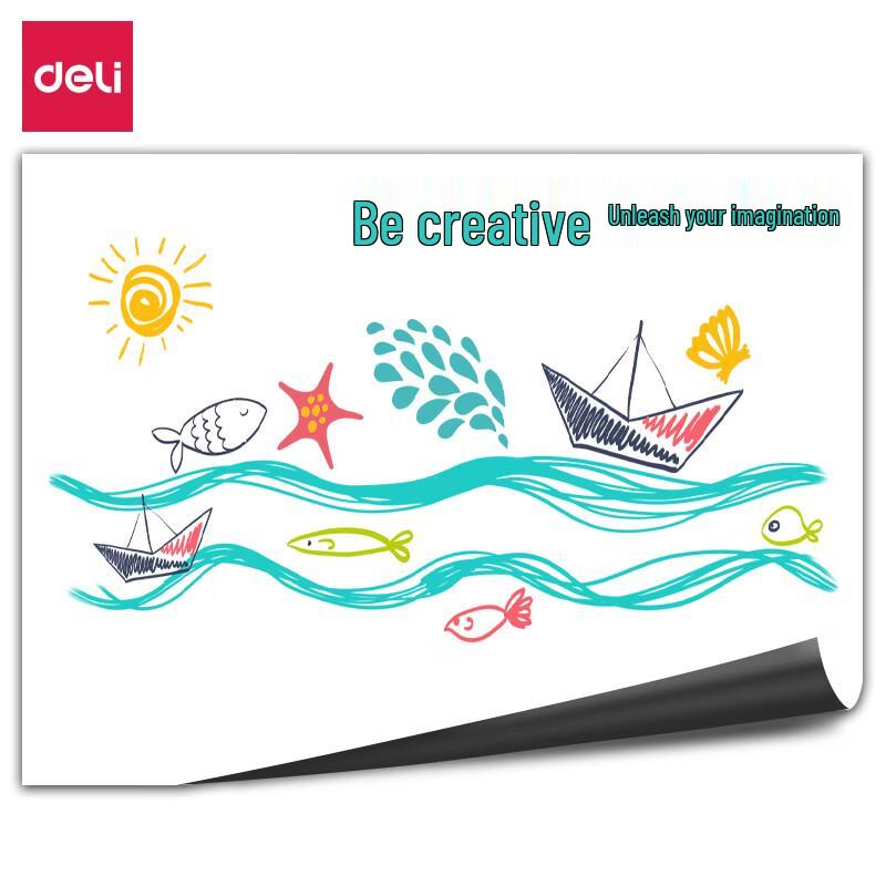 Deli Adhesive Soft Magnetic Whiteboard