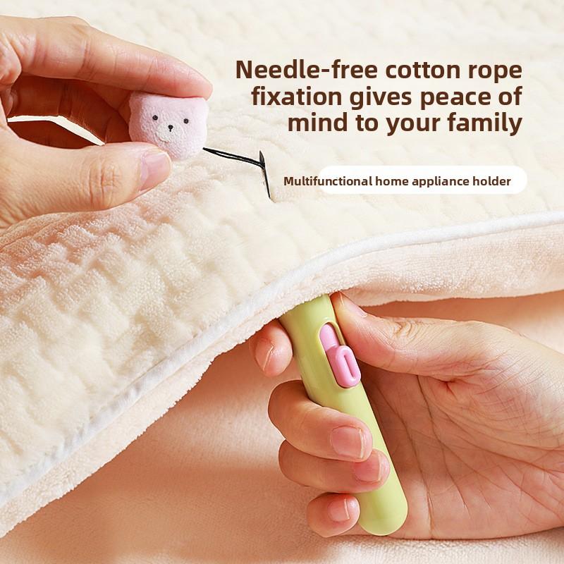 Winter Quilt Fixer, Needle-free Anti-slip Quilt Cover, Invisible Anti-slip Quilt Cover, Traceless Cotton Quilt and Bed Sheet Fixation