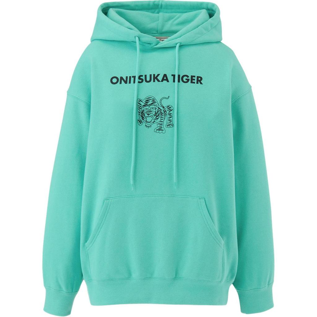 Onitsuka Tiger Minimalist Letter Print Cartoon Animal Pattern Comfortable Casual Hoodie Women hoodies Beige 2182B259-300