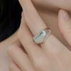 POSTLUDE [SILVER] BOLD FLAT HEART RING