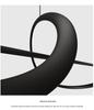 Modern Minimalist Twisted Strip Pendant Light for Dining or Bar