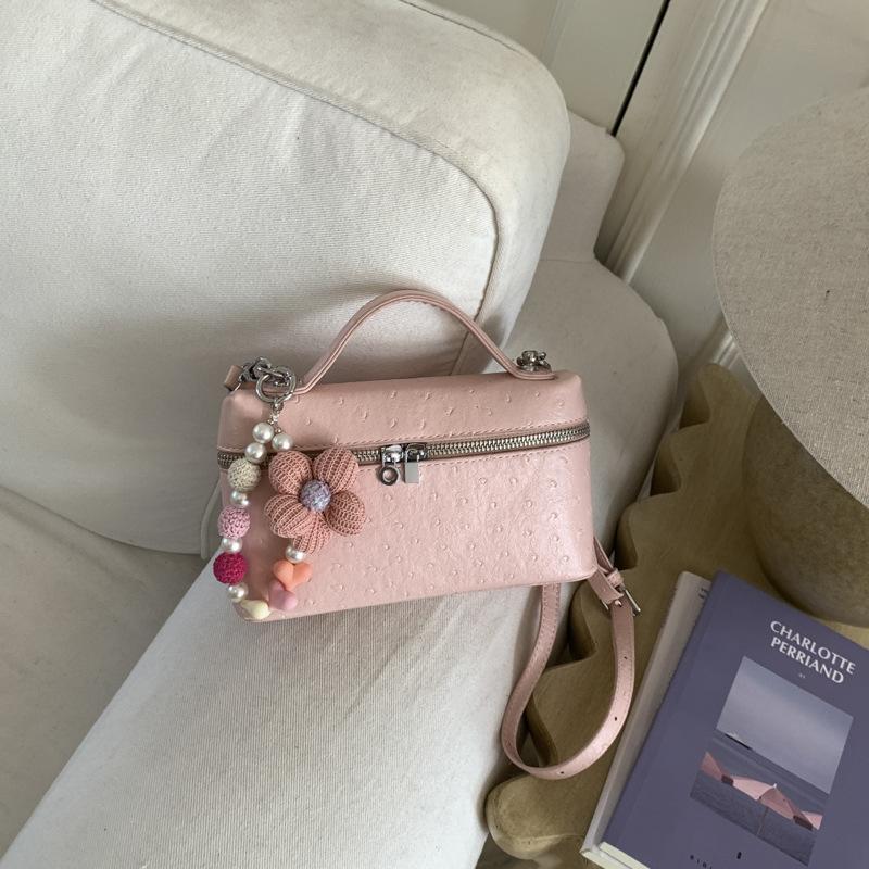 Han niche design simple casual daily commute handbag women's 2026 spring new messenger small square bag