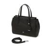 Daks Black Cowhide Tote Bag With Logo Dcba6f373bk