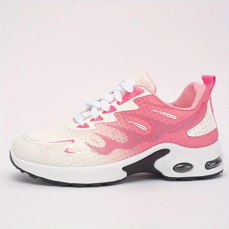 Fashion Women's Casual Sports Shoes Running Shoes New Fashion Mesh Breathable Lightweight Sports Shoes Women Lace Up Walking Sneakers