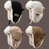 Vintage Trapper Hat Warm Plush Ear Flap Hat for Women and Girl Winter Daily Use
