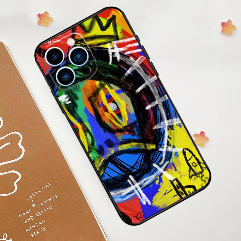 

Graffiti Phone Case For iPhone 17 Pro Max 14 11 15 16 Pro Max 13 12 mini 16 Plus 16e 17 Air Funda iPhone 16 Pro