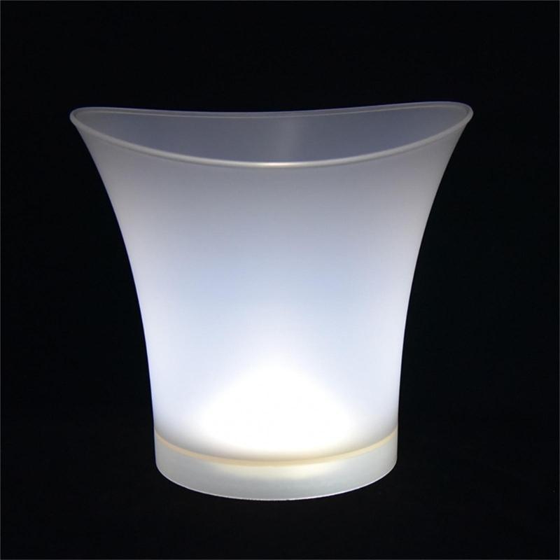 LED Glowing Ice Buckets Bar Nightclub Light Up Champagne Beer Bucket