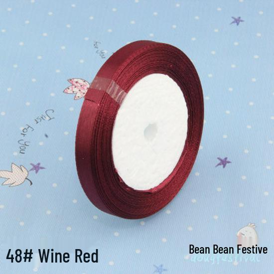 1cm DIY Handmade Satin Ribbon: Gift Packaging, Cake Decorating & Wedding Jewelry Materials