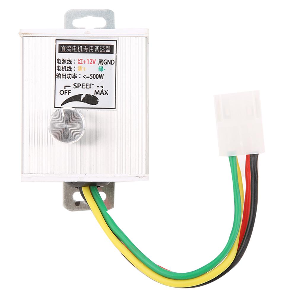 Metall 12V 500W Hochwertiger Gleichstrommotor mit Regler Stabile Leistung