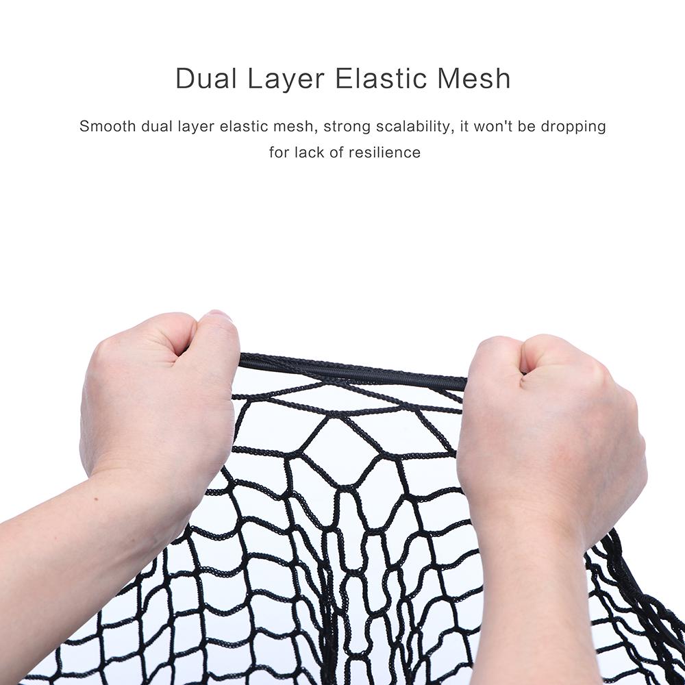 Qiilu Car Trunk Side Luggage Elastic Storage Net Mesh Pocket Organizer 4525cm Qiilu Car Trunk Side Luggage Elastic Storage Net Mesh Pocket Organizer 4525cm