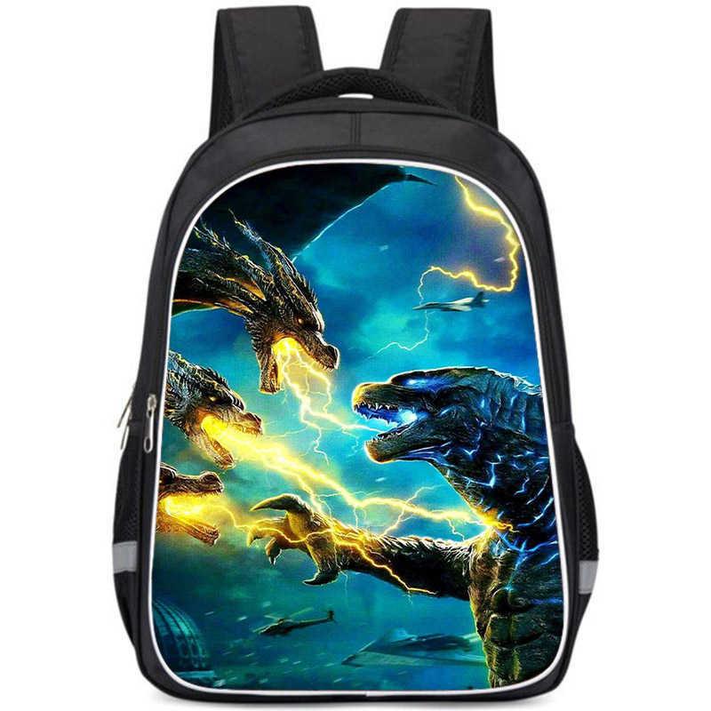 Large Capacity Lightweight 3d Godzilla Backpack For Kids Perfect For School