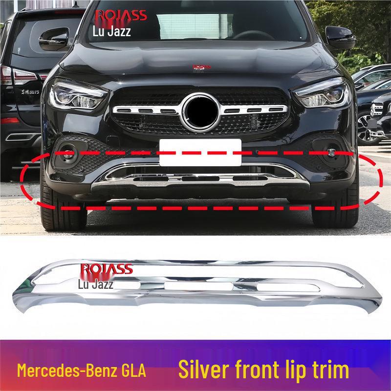 

Mercedes GLA Rear Bumper Electroplated Silver Trim - Fits GLA180, GLA200, GLA220 (W247) Chrome Strip Front Lip Bar Trim Silver [Brand]