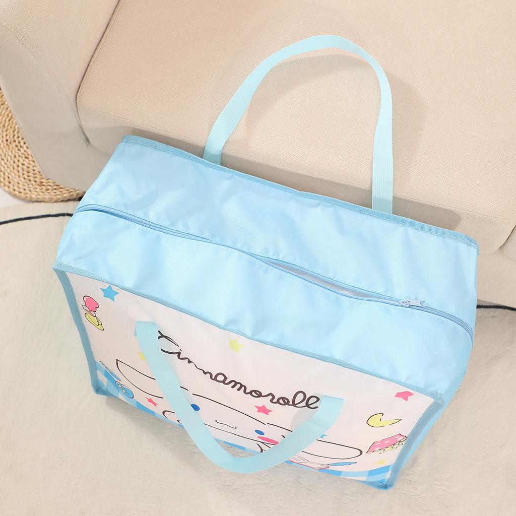 Cartoon Quilt Storage Bag With Large Capacity For Travel And Bedroom Organization