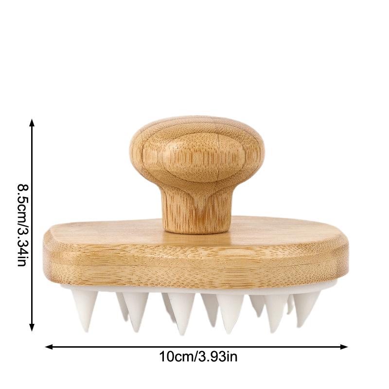 Goldene Seide Sandelholz Schmal Air Bag Kamm Pflege Kopfhaut Kamm Gua Sha Meridian Baggerarbeiten Friseur Werkzeug