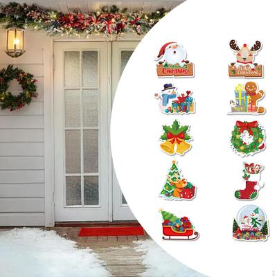 Weihnachtsdekoration Türhänger Schild Freund Geschenke Party Requisiten Wandornament Weihnachtsbaumdeko für