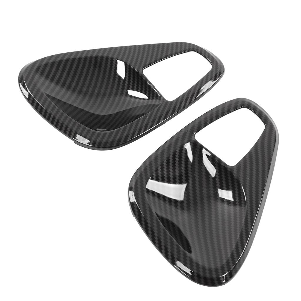 Innere Türgriffschalenabdeckung Zierleiste Kohlefaser-Stil Ersatz für Smart Fortwo W451 Facelift 2011‑2014