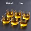 120ml Colorful Handle Glass Tea Cup with Handle – Heat Resistant High Borosilicate Water Cup