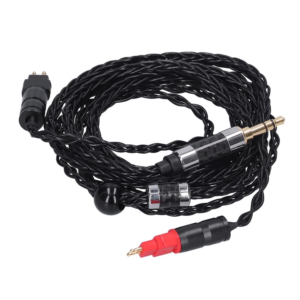 Double Needle 8 Core Balanced OCC Silver Plated O Cable for Sennheiser HD600 HD5803.5mm Stereo