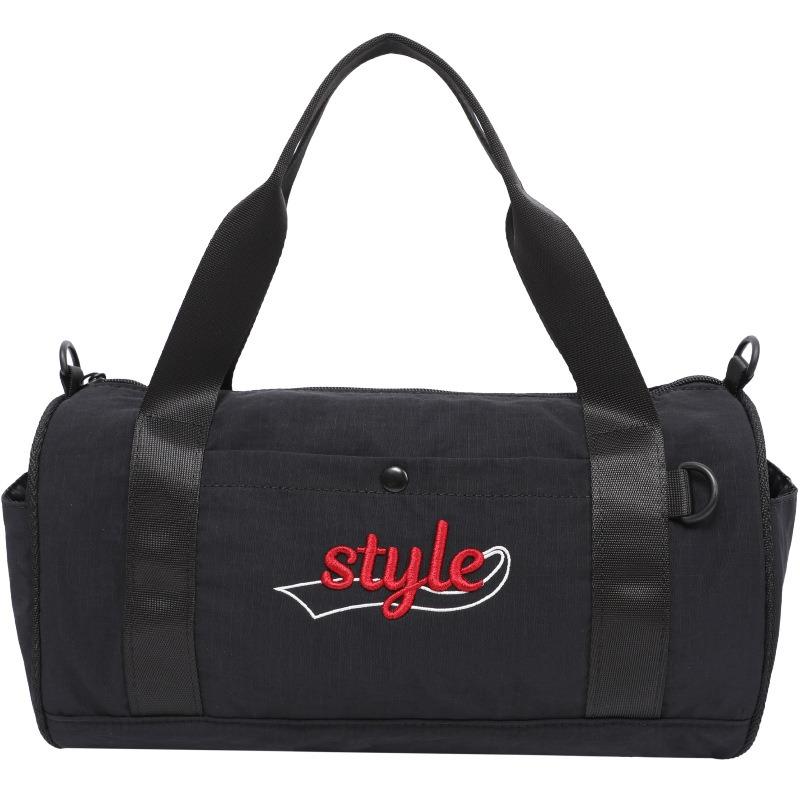 Waterproof Nylon Crossbody Bag Spring/Summer Boston Cylinder Bag Horizontal Pillow Bag Fashion Handbag