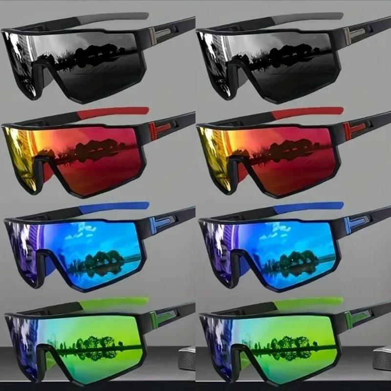 8PCS Shades Sunglasses Cycling Men & Women Sunglasses Glasses Sports Outdoor Glasses Sunglasses
