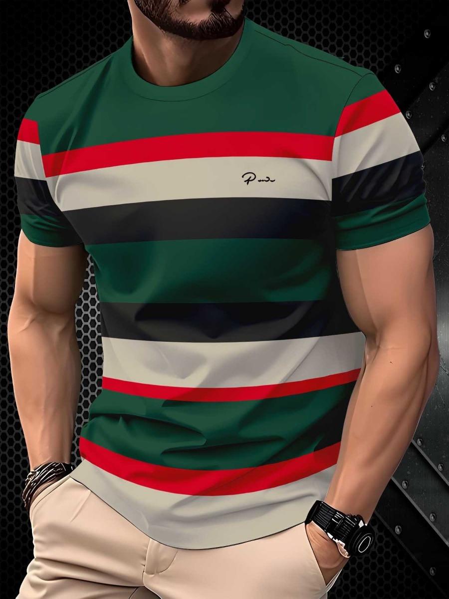 New trendy clothing Zomer Mannen Mode Trend Logo 3D Geprint Kortmouwig Top Grote Maten Casual T-shirt 6XL