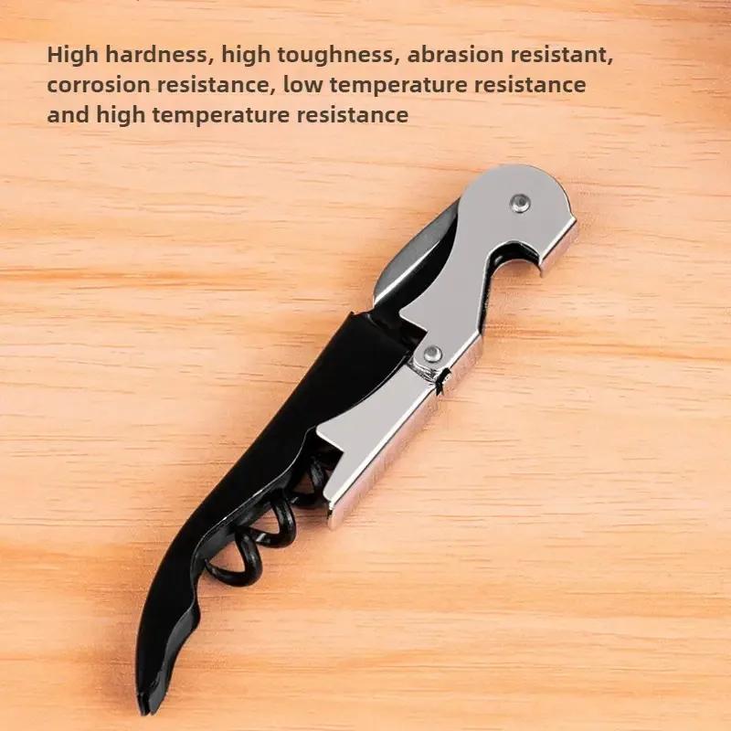 

Штопор из нержавеющей стали - Многофункциональный открыватель для винных бутылок с фольговым резаком для использования на кухне и в баре открыватель для вина гаджеты серебряный