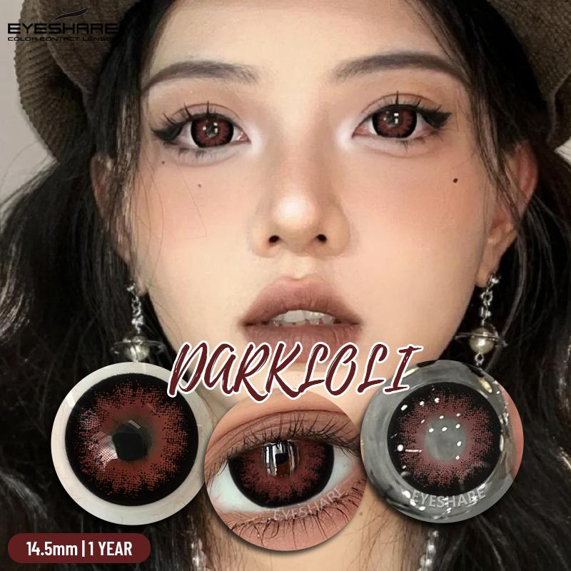 Eyeshare Anime Cosplay Color Contact Lenses For Eyes Red Eye Lenses Halloween Beautiful Pupils Crazy Blue Pink Cosmetic Makeup Contact Lens