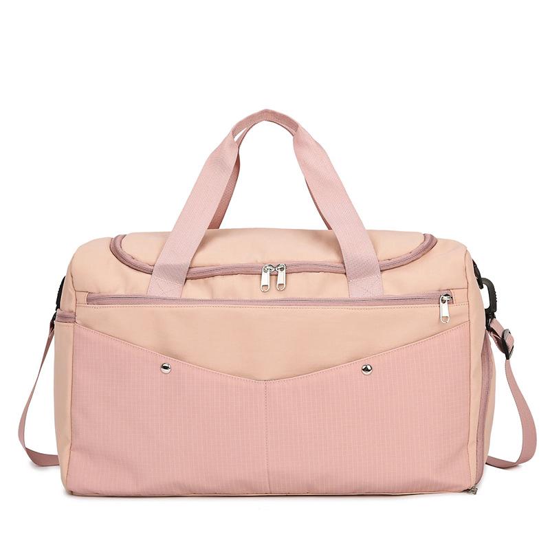 Foldable Travel Bag: Wet/Dry Separation, Large Capacity, Shoe Compartment, Lightweight, Ideal for Swimming or Fitness, Convertible Backpack/Duffel.
