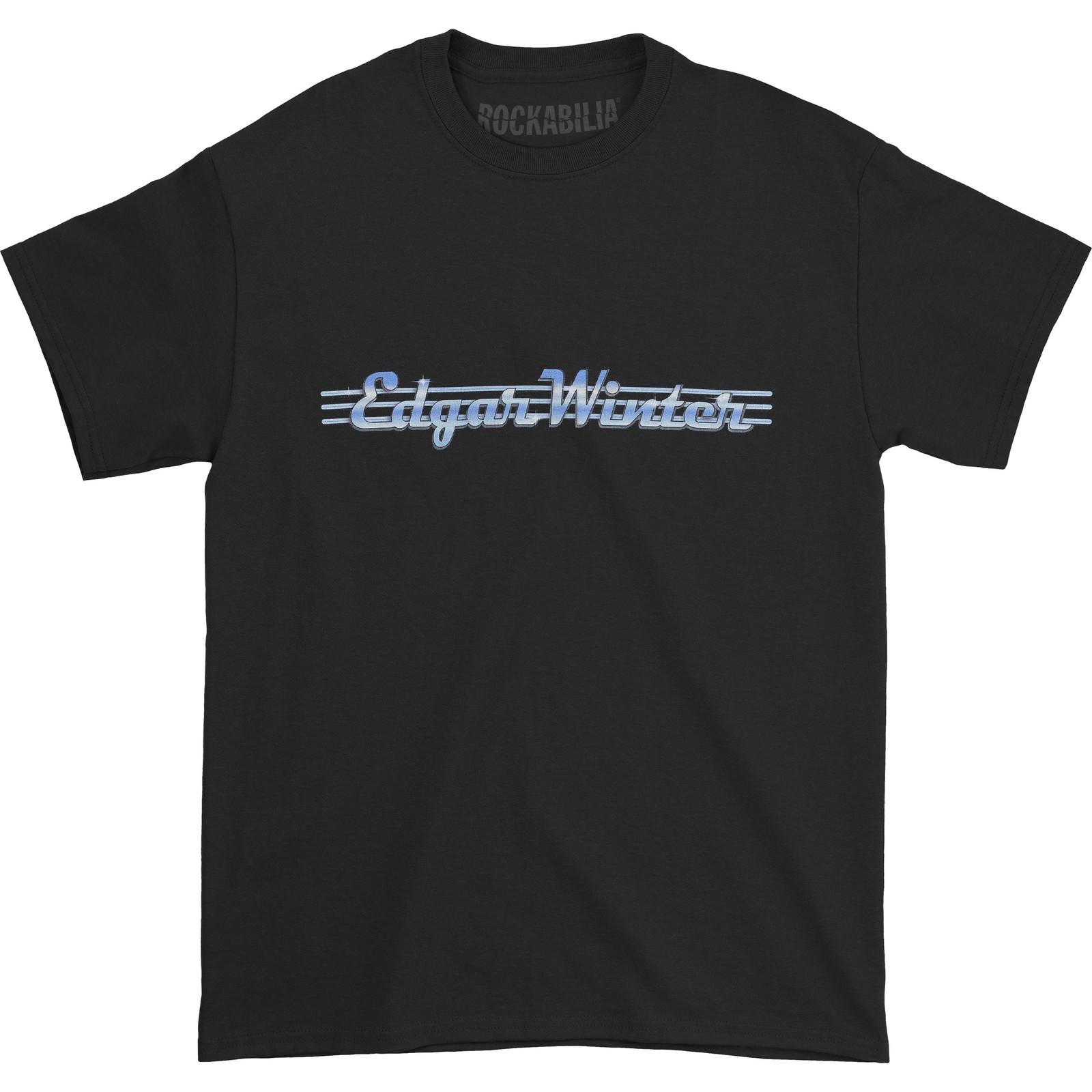 Men s Edgar Winter Logo T-Shirt Mens Womens Tees Top Black XL