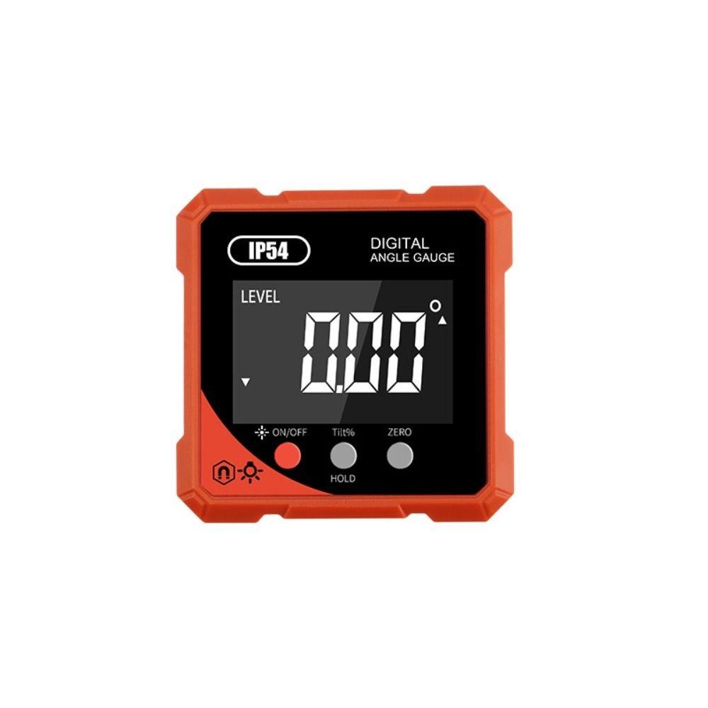 

4x90° Inclinometer 4 Side Magnetic Level Box Electronic Goniometer Woodworking Measuring
