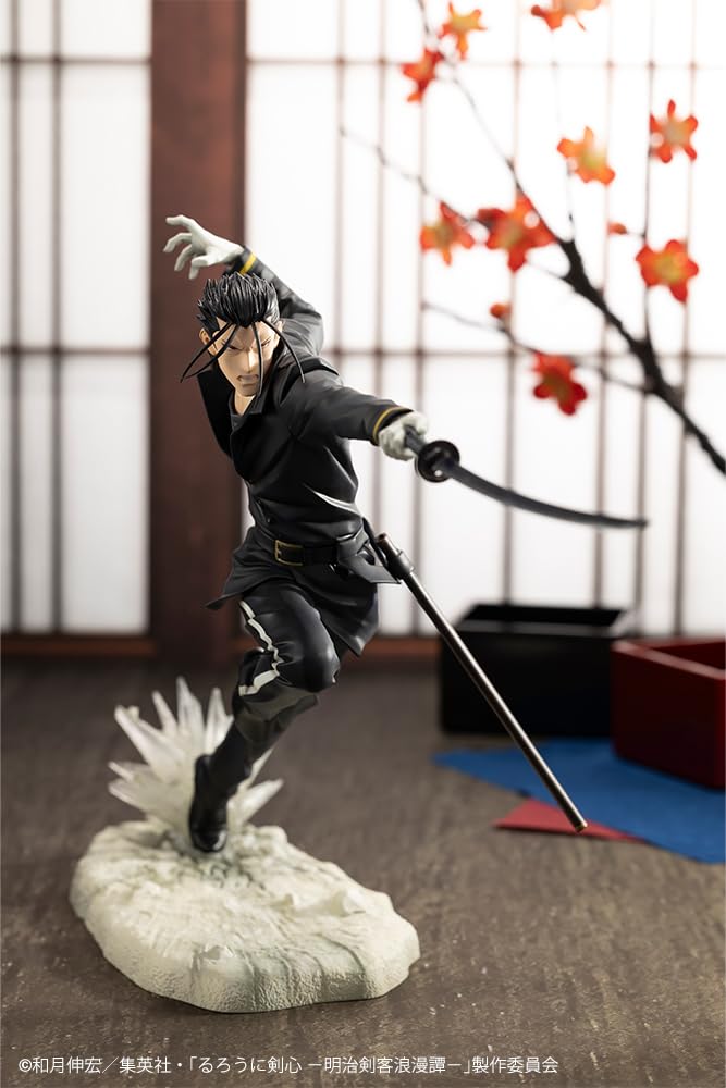 KOTOBUKIYA TV anime Kenshin Swordsman Romantic ARTFX J Hajime Saito scale PVC painted finished figure "Rurouni -Meiji Story" 1/8