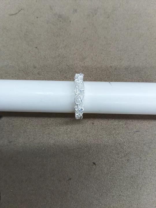 Light Luxury Zircon Bow Flower Pearl Opening Ring Women's Fashion Simple Index Finger Ring Niche High-end Ring