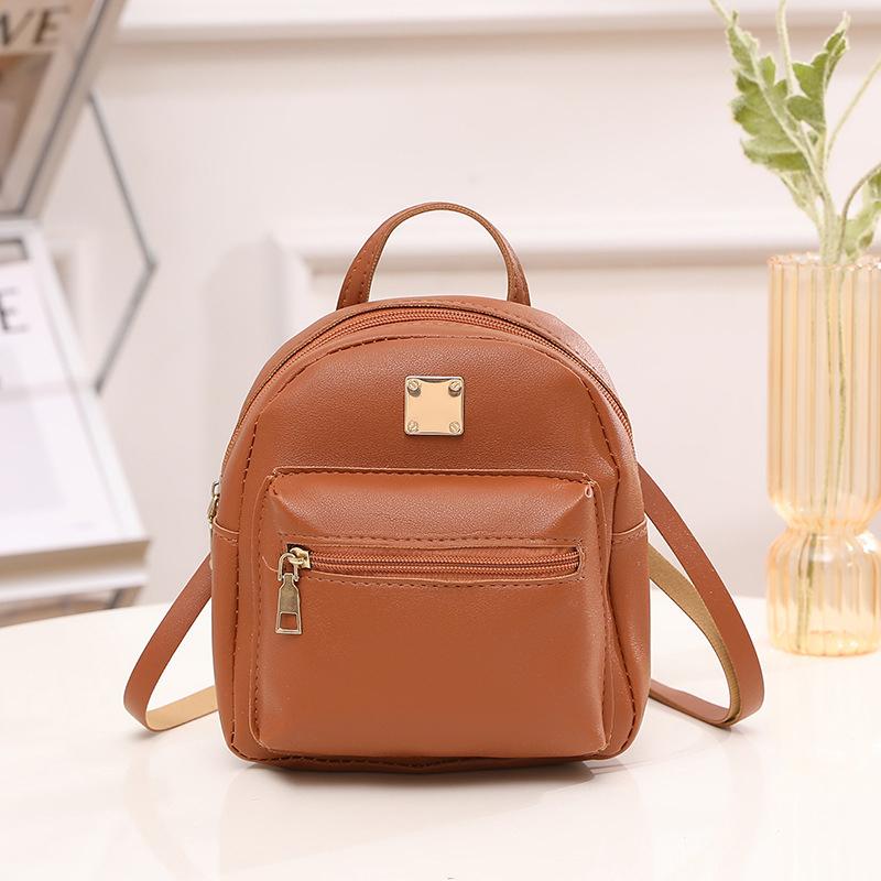 Backpack Women Designer Pu Leather Small Girl Backpack Bag Leisure Women Shoulder Bag Mini School Backpack Travel Bag