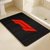 Alfombra de Puerta de Coche de Carreras F1 Estilo Nórdico Dormitorio Sala de Estar Felpudo Hogar Balcón Antideslizante Alfombra