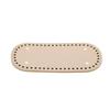 Creative Oval Shape DIY Hand Stitched Woven Bag Cushion Base with Holes Rivet Bottom Accessories